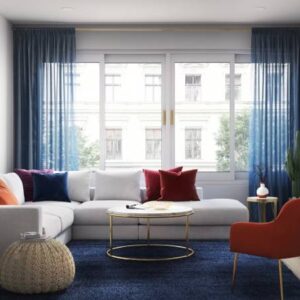 Contemporary White UPVC Sliding Window Design