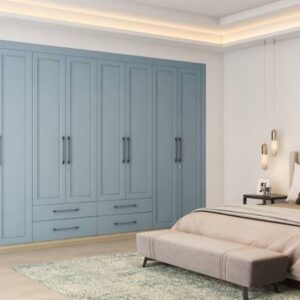 Classic Frame Design Wardrobe Design with Extra Drawer Storage