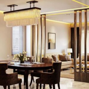 Contemporary Single-Layered Gypsum False Ceiling Design